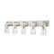 Z-Lite Fontaine 5 Light Vanity, Brushed Nickel & Clear 3035-5V-BN - alternate 1